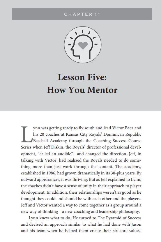 Lesson Five: How You Mentor Chapter first page preview