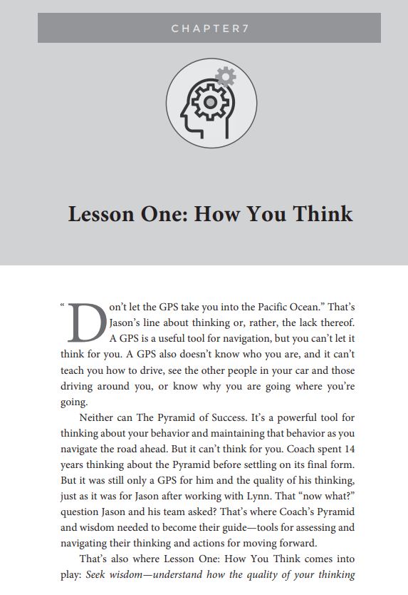 Lesson One: How You Think Chapter first page preview
