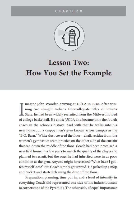 Lesson Two: How You Set the Example Chapter first page preview